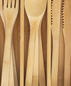 Bamboo Cutlery Set.