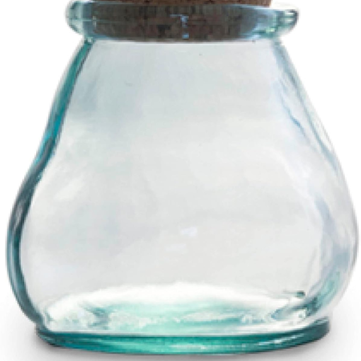 Recycled Glass Storage Jars